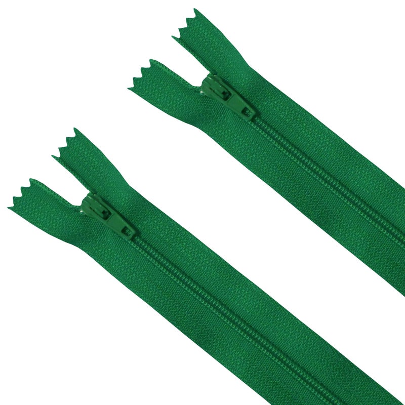 Seeking ROAM Standard Zippers, Nylon Coil, 2 Pieces (Green, 20 "" Inch) - Image 1